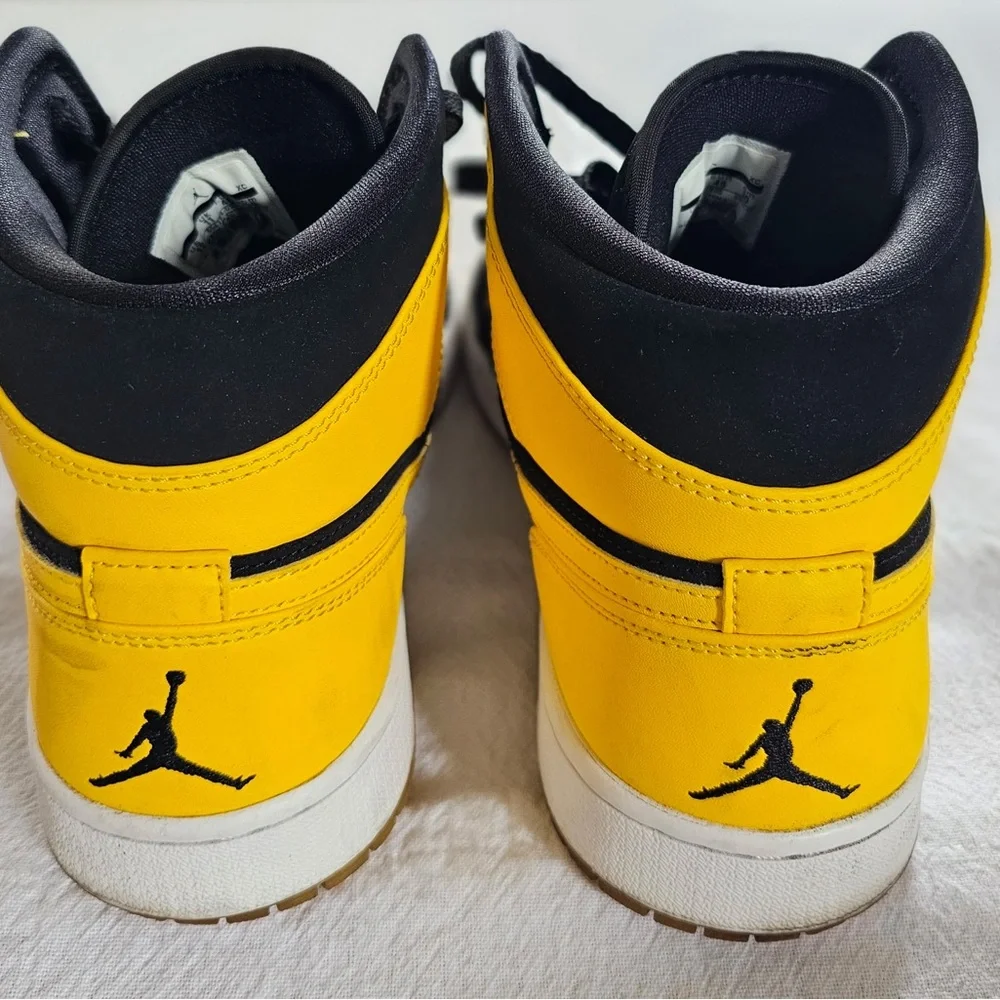 Jordan Black and Yellow Label Athletic Shoes - Picture 12 of 15